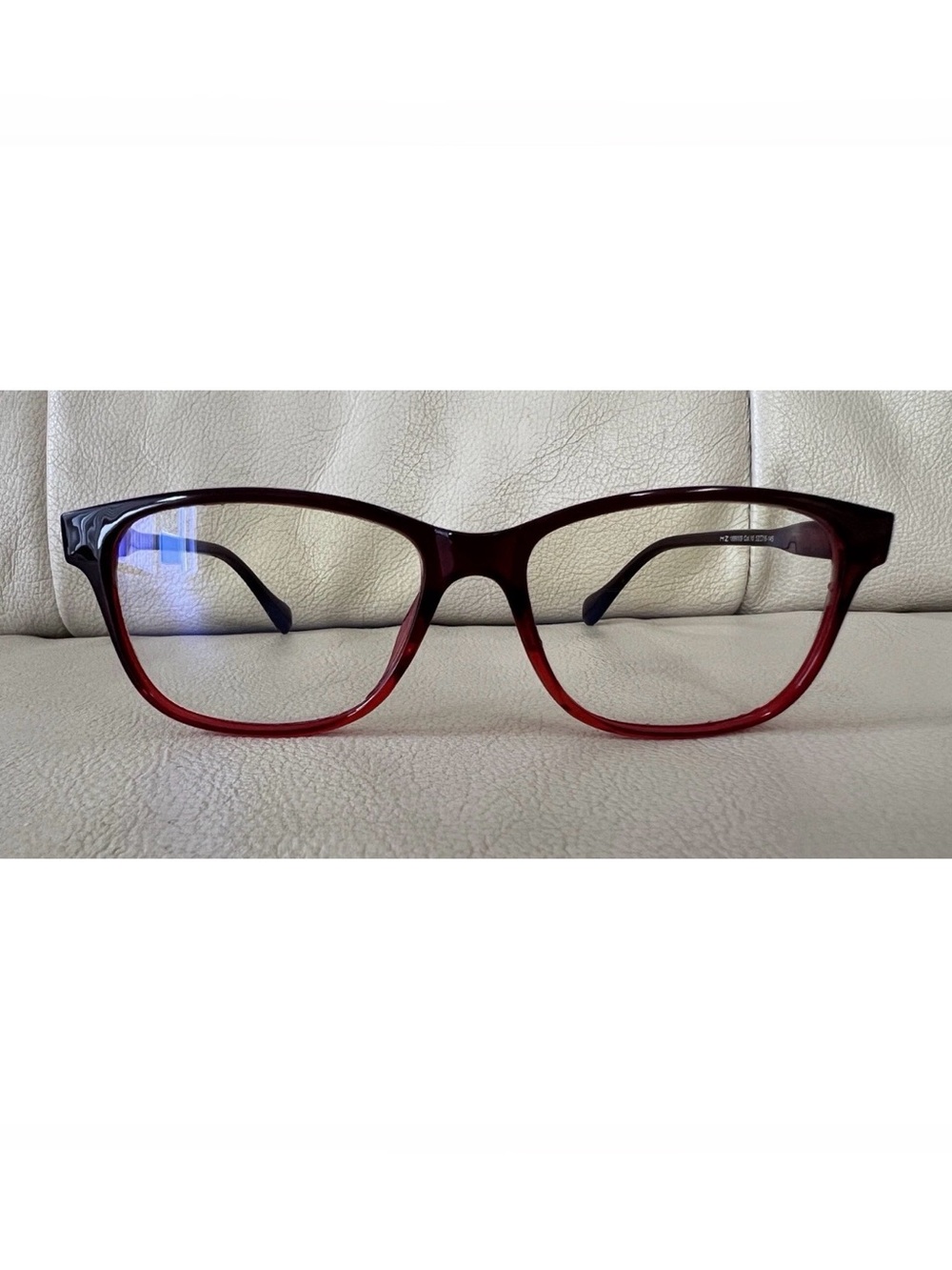 Kenzhou Eyeglass Frames Red To Black Colorfade